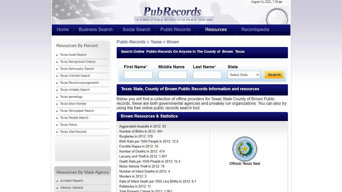 Brown County, Texas Public Records